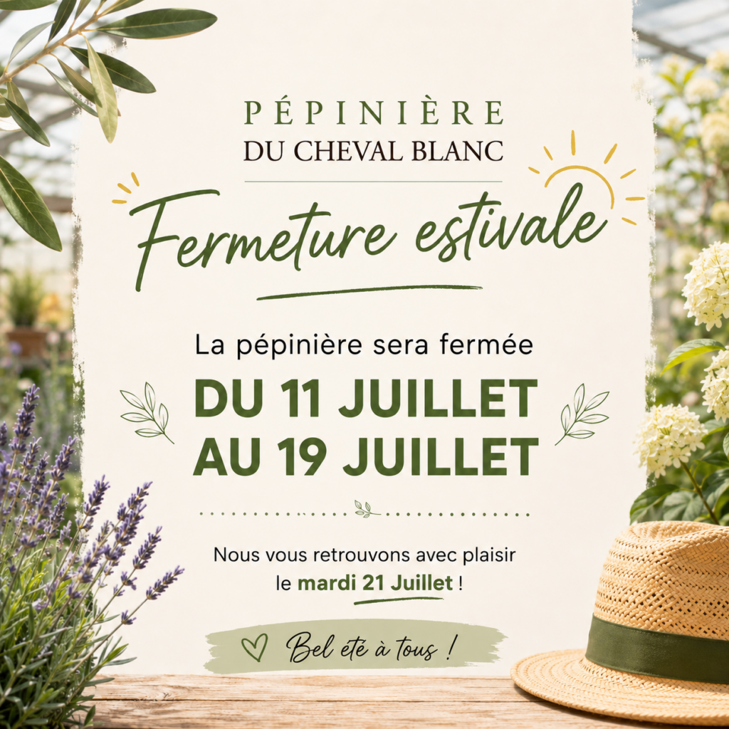 Fermeture estivale fermeture